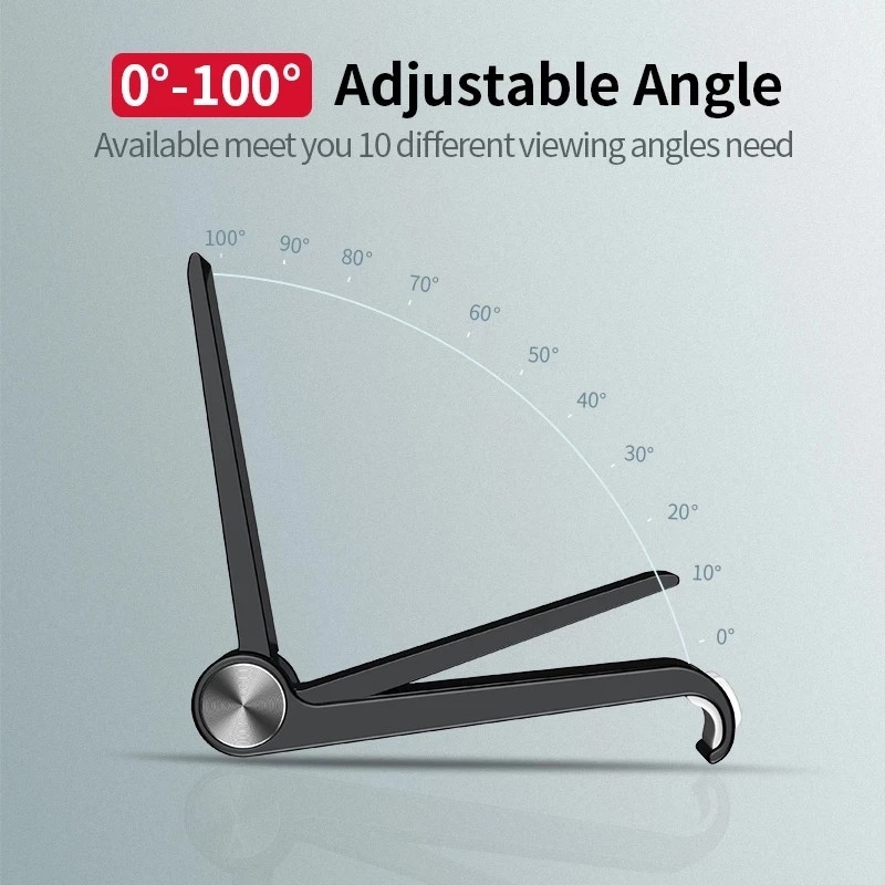 Universalus stalinio kompiuterio mobiliojo telefono laikiklio stovas skirtas iPhone IPad Reguliuojamam planšetiniam kompiuteriui Sulankstomas stalinis mobiliojo telefono stalo stovo laikiklis