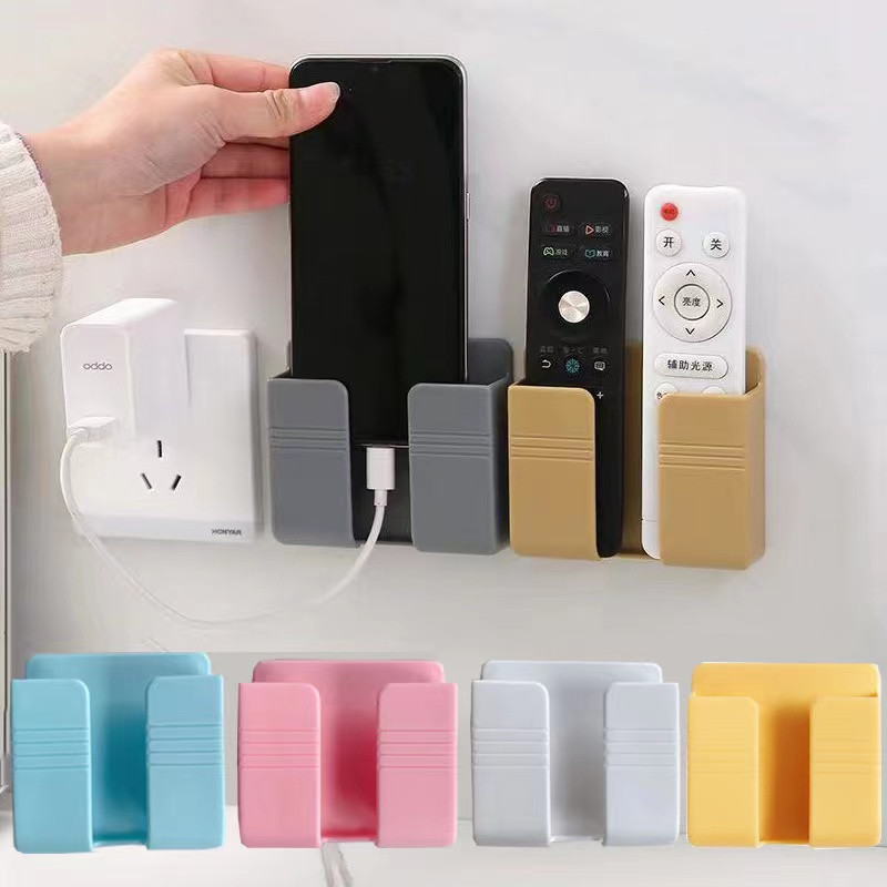 Držiak na mobilný telefón, nástenný stojan, organizér, úložný stojan, držiaky, háčik na diaľkové ovládanie, stojan na mobil, nabíjanie