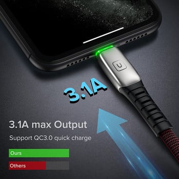 INIU 3.1A Micro USB кабел Бързо зареждане Microusb зарядно устройство Кабел за данни за зареждане на мобилен телефон за Samsung S7 S6 A7 Xiaomi Redmi Tablet