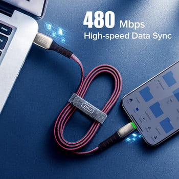 INIU 3.1A Micro USB кабел Бързо зареждане Microusb зарядно устройство Кабел за данни за зареждане на мобилен телефон за Samsung S7 S6 A7 Xiaomi Redmi Tablet