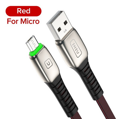 INIU 3.1A Micro USB kábel s rýchlym nabíjaním, MicroUSB nabíjačkou, dátovým káblom pre mobilný telefón pre Samsung S7 S6 A7 Xiaomi Redmi Tablet