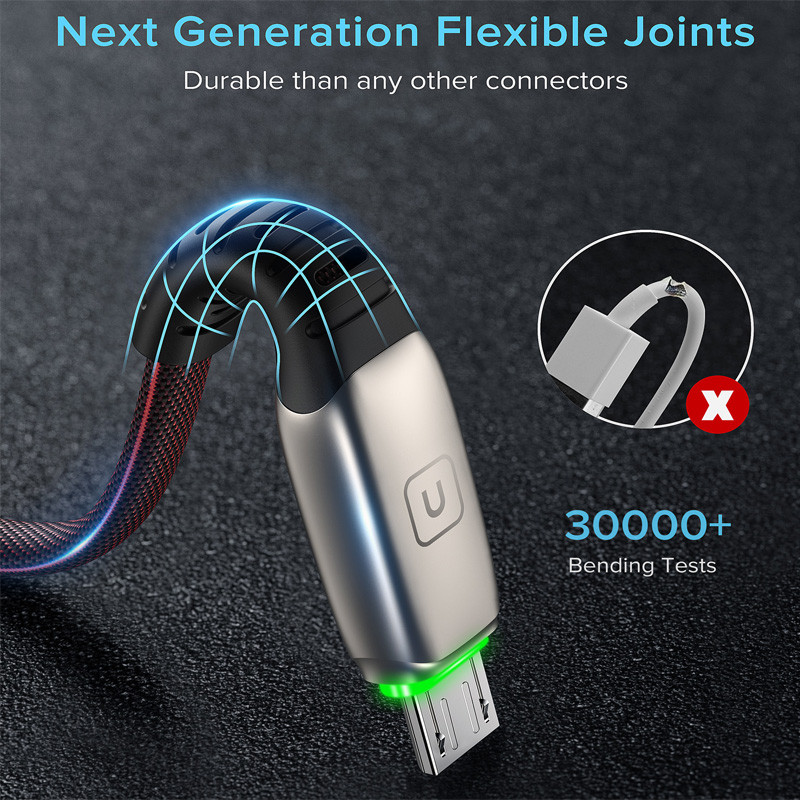 INIU 3.1A Micro USB kábel s rýchlym nabíjaním, MicroUSB nabíjačkou, dátovým káblom pre mobilný telefón pre Samsung S7 S6 A7 Xiaomi Redmi Tablet