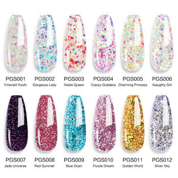 MOSKANY Poly Nail Gel Σετ 6W Λάμπα LED Πλήρες Σετ Μανικιούρ Quick Extension Nail Kit Gel Building Poly UV Gels Σετ για Εργαλειοθήκη νυχιών