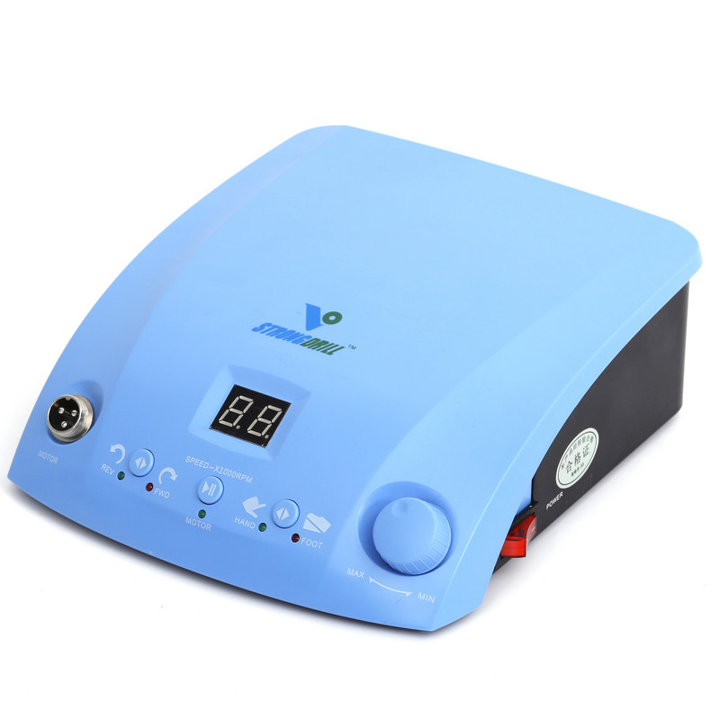 JAKA BUŠILICA Besplatna dostava 50000 rpm mikromotor bez četkica QZ60+Q9 Nakit Nail Art Speed Foot Control Dental Laboratory Handpiece