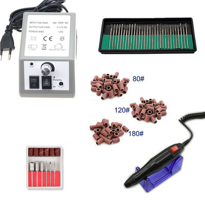 35000/20000RPM elektrinis nagų gręžimo aparatas Elektrinis manikiūro staklės Grąžtai Priedai Pedikiūro rinkinys Nagų gręžimo dildė nagų įrankis