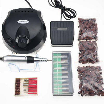 35000/20000RPM elektrinis nagų gręžimo aparatas Elektrinis manikiūro staklės Grąžtai Priedai Pedikiūro rinkinys Nagų gręžimo dildė nagų įrankis
