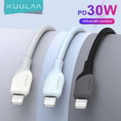 Καλώδιο KUULAA MFi Lightning για iPhone 14 13 12 11 Pro XS Max X PD30W Γρήγορη φόρτιση USB C σε για iPhone 8 7 6 s Plus Καλώδιο φόρτισης