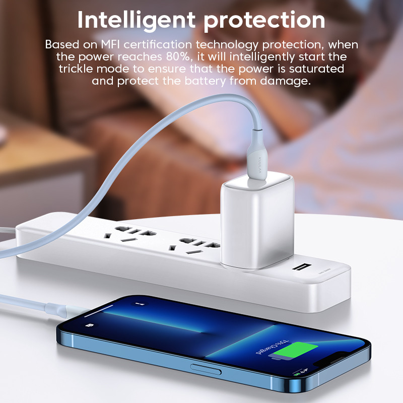Καλώδιο KUULAA MFi Lightning για iPhone 14 13 12 11 Pro XS Max X PD30W Γρήγορη φόρτιση USB C σε για iPhone 8 7 6 s Plus Καλώδιο φόρτισης