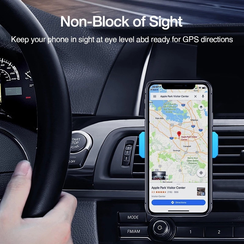 Suport telefon pentru mașină Clip de montare pentru ventilație pentru iPhone 14 13 Samsung Smartphone de 4-6 inci Suport universal pentru priză de aer 2023 NOU