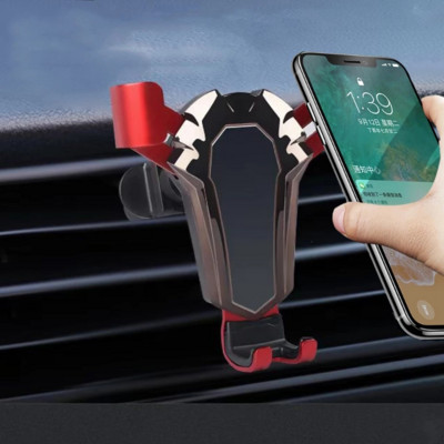 Držiak na mobilný telefón s gravitáciou do auta, stojan pre iPhone 14, Samsung Xiaomi, univerzálny kovový držiak na vývod vzduchu do auta 2023