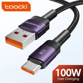 Καλώδιο USB Type C Toocki 6A για Xiaomi POCO Φορτιστής γρήγορης φόρτισης Samsung Huawei 100W USB C Καλώδιο δεδομένων TypeC για Realme OPPO