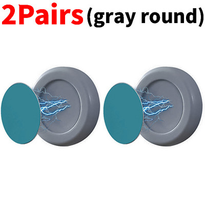 10 paari magnetiline kaugjuhtimispuldi hoidik, kaotsiminekuvastane seinakinnitus magnetkonksud külmkapi kleebiste hoidik kodukaunistuste korraldamise konks