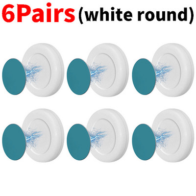 10 paari magnetiline kaugjuhtimispuldi hoidik, kaotsiminekuvastane seinakinnitus magnetkonksud külmkapi kleebiste hoidik kodukaunistuste korraldamise konks