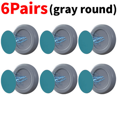 10 paari magnetiline kaugjuhtimispuldi hoidik, kaotsiminekuvastane seinakinnitus magnetkonksud külmkapi kleebiste hoidik kodukaunistuste korraldamise konks