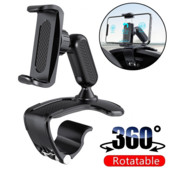 Suport pentru telefon auto pentru bord Suport portabil pentru mașină Suport GPS Clip auto Suport smartphone pentru iPhone Samsung Xiaomi