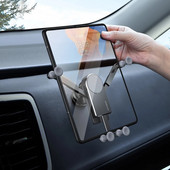 Univerzalni metalni držač za telefon u automobilu za IPhone Samsung Galaxy Z Fold 3 Z Fold 2 Samsung S21 Xiaomi Tablet IPad Gravity Phone Holder