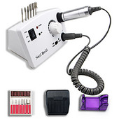 Mașină de găurit unghii 35000 rpm Mașină electrică de găurit unghii Bit de tăiat unghii Pilă de unghii Kit de mașină de maniură pentru pedichiură Unelte de unghii DIY