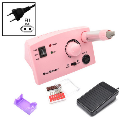 Mașină de găurit unghii 35000 rpm Mașină electrică de găurit unghii Bit de tăiat unghii Pilă de unghii Kit de mașină de maniură pentru pedichiură Unelte de unghii DIY