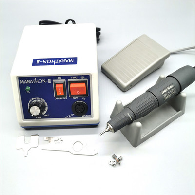 35K New Arrival STRONG 210 MARATHON N3 H37L1 kézidarab 65W 35000rpm körömfúrók manikűr gépi pedikűr elektromos reszelő bitek készlet