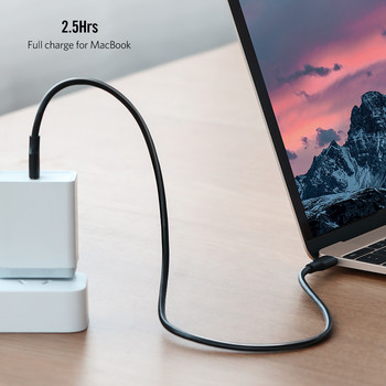 Ugreen USB C към USB Type C за Samsung S20 PD 60W кабел за MacBook iPad Pro Quick Charge 3.0 USB-C Fast USB кабел за зареждане