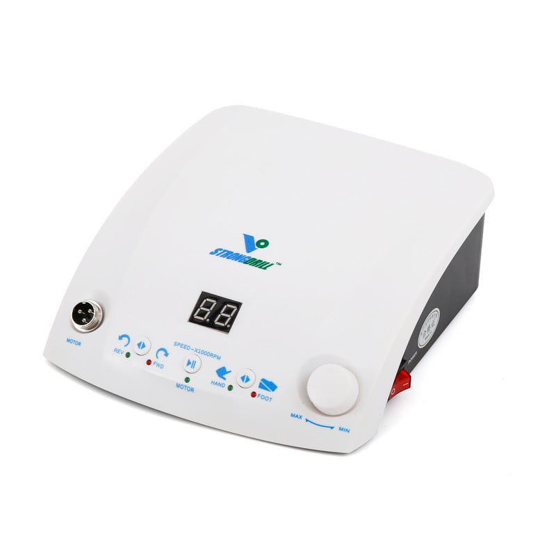 Dental Electric Brushless Micromotor QZ60 + 107 Double Lock, 50.000 RPM Γυαλισμένη χειρολαβή