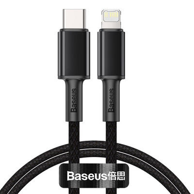 Nabíjací kábel Baseus 20W USB-C pre iPhone 14 13 12 11 Pro Max XR PD pre rýchle nabíjanie iPhonu, nabíjací kábel pre MacBook iPad, kábel typu C