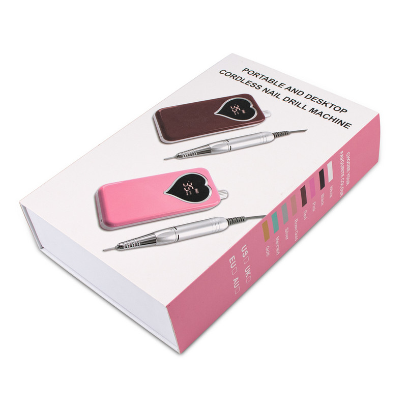 SIMINAIL Wave 35000RPM prijenosna električna bušilica za nokte Set za profesionalnu manikuru Električna turpija za nokte Keramičko svrdlo