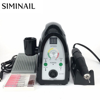 SIMINAIL Професионална електрическа машина за бормашина за нокти Комплект за маникюр 35000rpm 65w US Plug 35000 RPM Черен Розов Червен Високоскоростна мощност