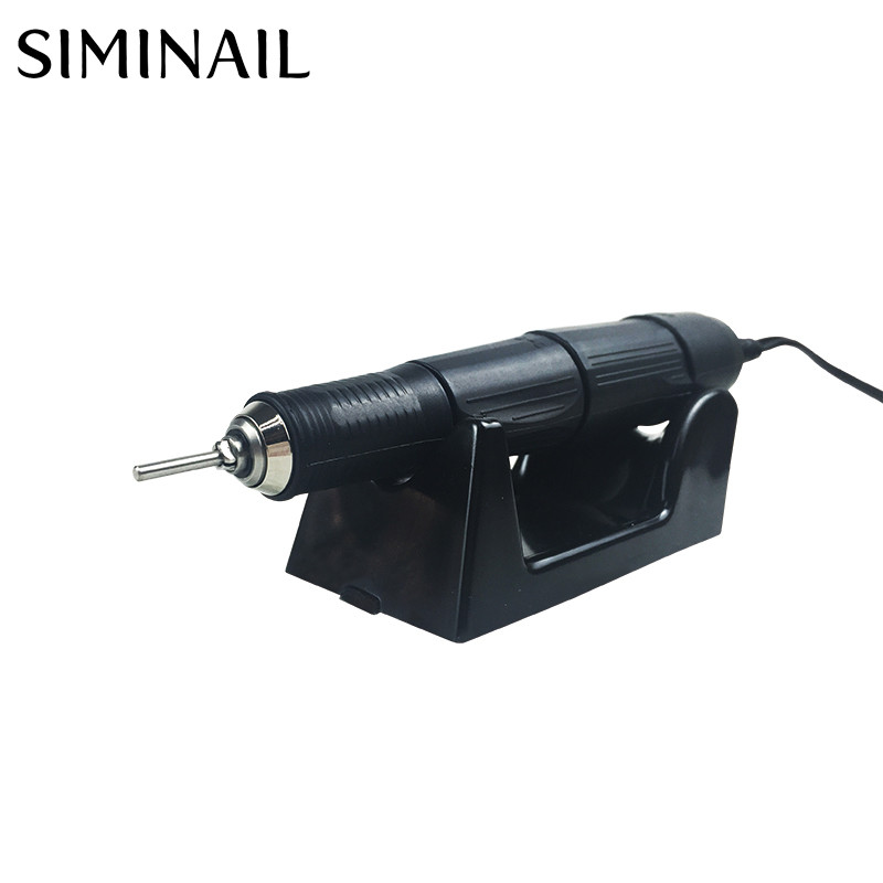 SIMINAIL Professzionális elektromos körömfúró gép manikűr készlet 35000rpm 65w US Plug 35000 RPM Fekete Pink Red High Speed Power