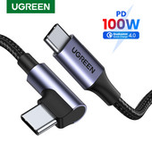 Καλώδιο UGREEN USB Type C σε USB C για Samsung S9 Plus PD 100W Fast Charge Quick Charge 4.0 Καλώδιο USB-C για Macbook Pro Καλώδιο USB C