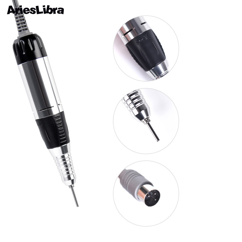 30000 RPM nagų gręžimo rankenos antgalis elektrinei nagų gręžimo mašinai Nagų dailės manikiūro pedikiūro gręžimo mašinos nagų priedai