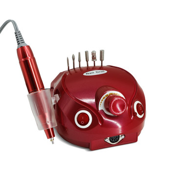 Професионален електрически струг за нокти 35000RPM 45W LED дисплей Маникюрна машина с резервна бормашина за нокти Инструменти за бормашина за нокти