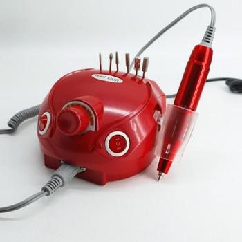 Професионален електрически струг за нокти 35000RPM 45W LED дисплей Маникюрна машина с резервна бормашина за нокти Инструменти за бормашина за нокти
