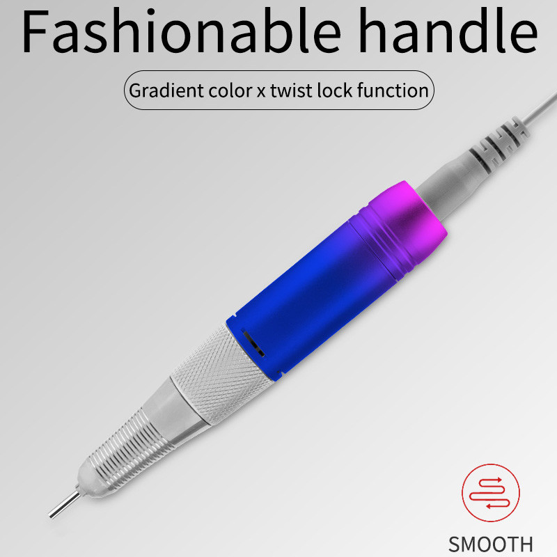 Gradient 35000 rpm hordozható körömfúró gép újratölthető körömfúró 25W Salon E reszelő manikűr pedikűr gél polírozó berendezés