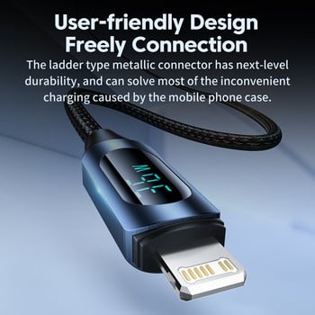 Toocki USB Type C кабел за iPhone 14 13 12 11 Pro Max X Xr 8 7 Plus PD 36W бързо зарядно устройство Lightning кабел Кабел за данни Кабел за iPad