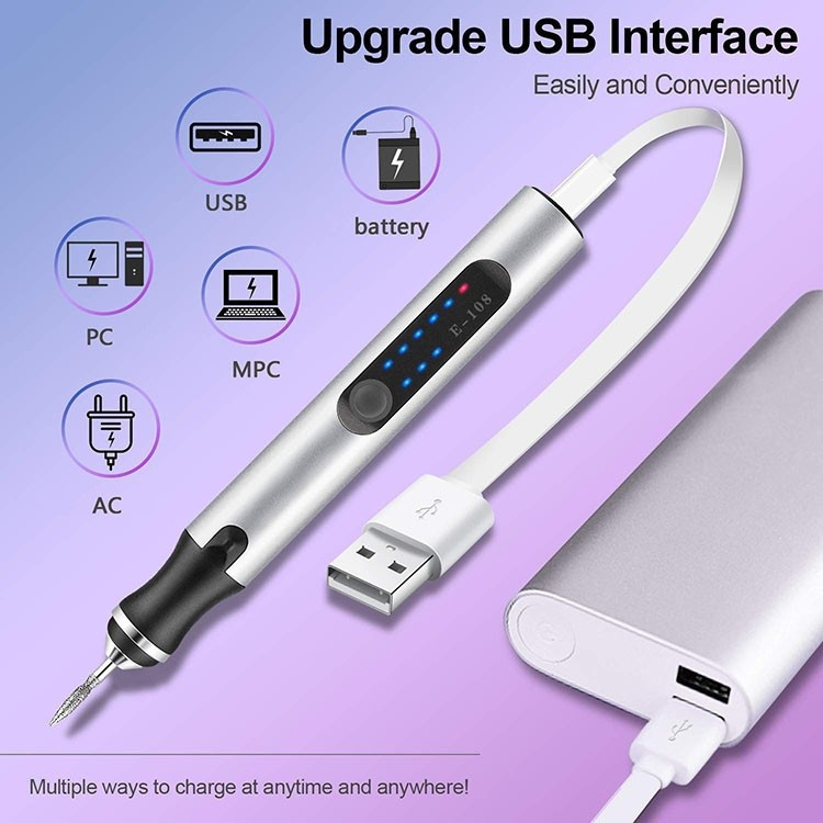 Električna bušilica za nokte Bežična bušilica za nokte Aryclic mašina za turpiju za nokte za manikuru i pedikuru Profesionalni salonski alat za nokte