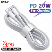 1-2 buc. Cablu original de încărcare rapidă de 20 W pentru Apple iPhone 13 12 11 14 Pro XS Max Mini USB TIP CX XR 8 14 Plus SE AirPods