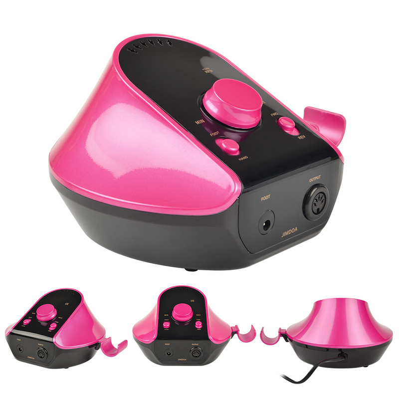 Profesionalna električna bušilica za nokte od 45 W, stroj za manikuru velike brzine 35000 RPM sa 6 svrdla za nokte Turpija za nokte