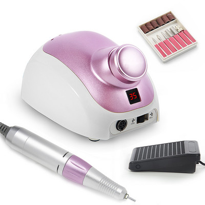 Električna bušilica za nokte 32W 35000RPM Profesionalna mašina za manikuru sa zaslonom za brzi prikaz Visokokvalitetni rezač za manikuru Turpija za nokte