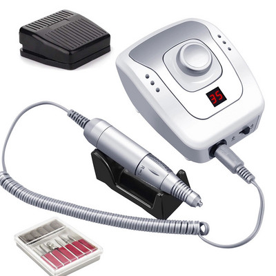 Električna bušilica za nokte 32W 35000RPM Profesionalna mašina za manikuru sa zaslonom za brzi prikaz Visokokvalitetni rezač za manikuru Turpija za nokte