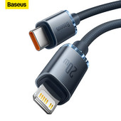Baseus USB Type C PD 20W kábel iPhone 14 13 12 Pro X 8 Fast USB C kábel iPhone töltőkábel USB Type C kábel Vezetékkód