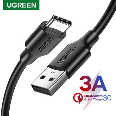 Cablu USB tip C Ugreen QC 3.0 pentru Samsung S20 S10 3A Cablu de încărcare rapidă Cablu USB tip C pentru încărcarea telefonului Huawei Xiaomi Redmi