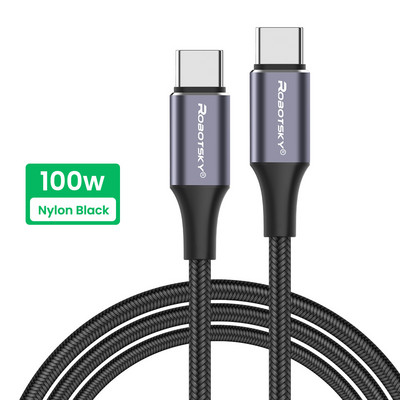 Καλώδιο PD 60W/100W USB C σε USB Type C για Xiaomi Redmi Note 8 Pro Quick Charge 4.0 Fast Charging for MacBook Pro Cable Data