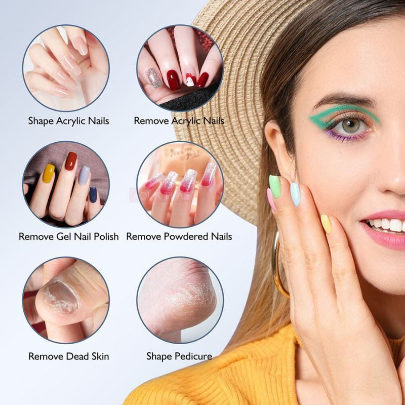 Μηχανή για τρυπάνι νυχιών Επαναφορτιζόμενο τρυπάνι για νύχια 30000 σ.α.λ.