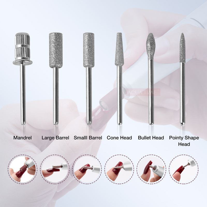 Μηχανή για τρυπάνι νυχιών Επαναφορτιζόμενο τρυπάνι για νύχια 30000 σ.α.λ.