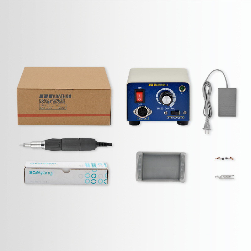 Cutie de control Strong 210 35K Marathon 35000RPM H37L1 Micromotor Piesă de mână Burghie electrice pentru manichiură Echipament de lustruit pentru arta unghiilor