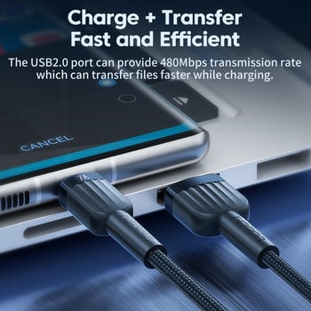 Toocki 7A USB Type C кабел за Huawei Honor 100W/66W бързо зарядно устройство Charging Type-C USB-C кабел 3M за Xiaomi Poco Oneplus Samsung