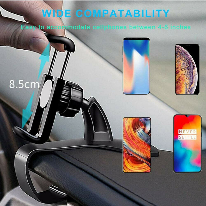 Universalus mobiliojo telefono prietaisų skydelio automobilinio telefono laikiklio stovas Easy Clip Mount GPS tvirtinimo stovo laikiklis automobilio laikiklio atrama, skirta Xaiomi