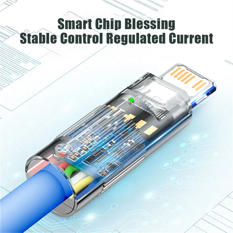 20 W USB laidas skirtas Apple iPhone 14 13 11 12 Pro Max greitas įkrovimas 7 8 Plus XS XR SE telefono duomenų kabelis iPad įkroviklio priedams