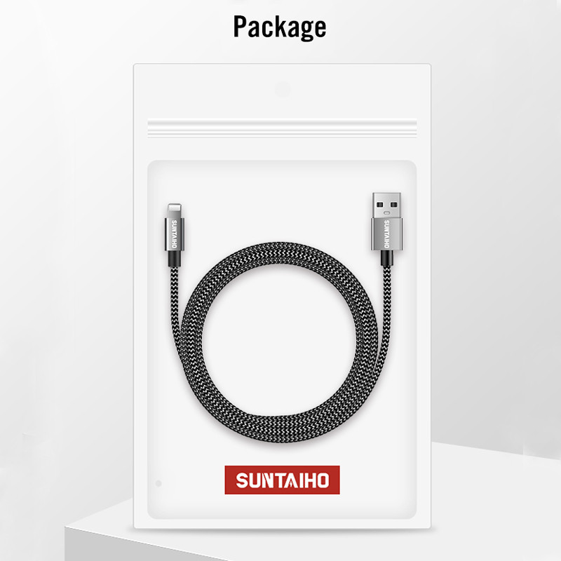 Καλώδιο Suntaiho USB για iPhone Καλώδιο φόρτισης 11 XR 7plus XS X 11 Pro Max 8 7 6 6s 5 5s 2.4A Φορτιστής γρήγορης φόρτισης Καλώδιο τηλεφώνου USB